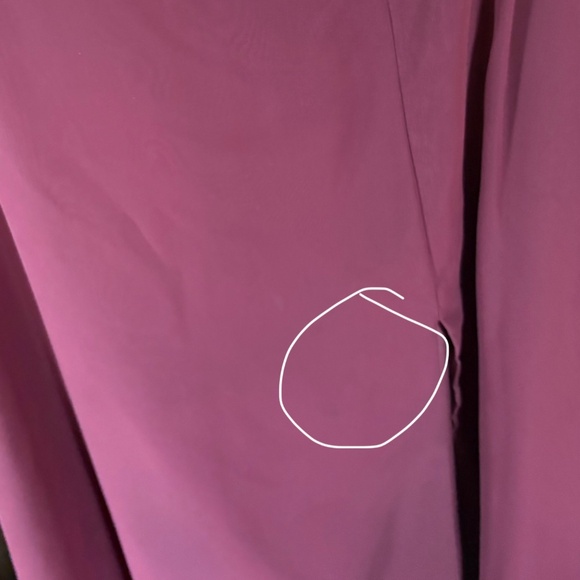 Azazie Wren Strapless Bridesmaid Dress - Cabernet - Picture 4 of 5